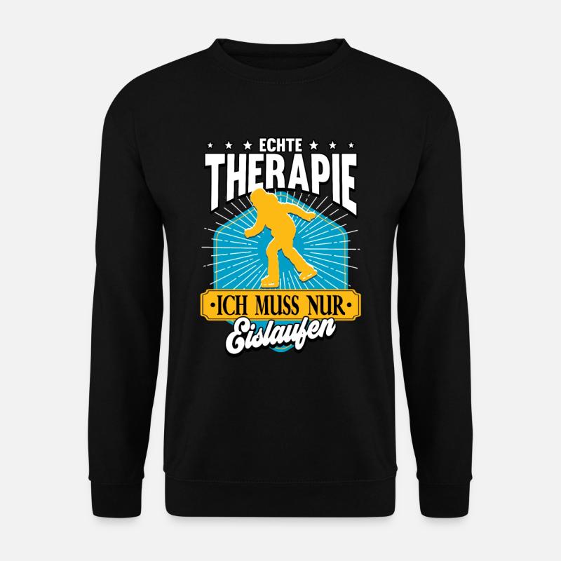 Eislaufen - Unisex Pullover - Schwarz