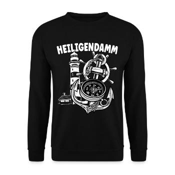 Heiligendamm - Sweat-shirt Unisexe - noir - Devant - Alina (178cm) & Michal (187cm)
