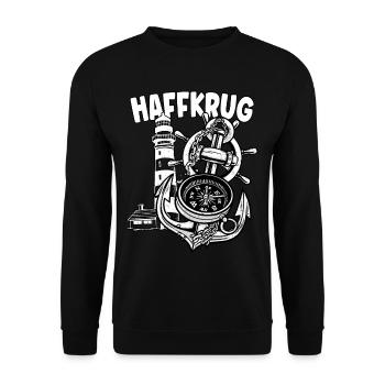 Haffkrug - Sweat-shirt Unisexe - noir - Devant - Alina (178cm) & Michal (187cm)
