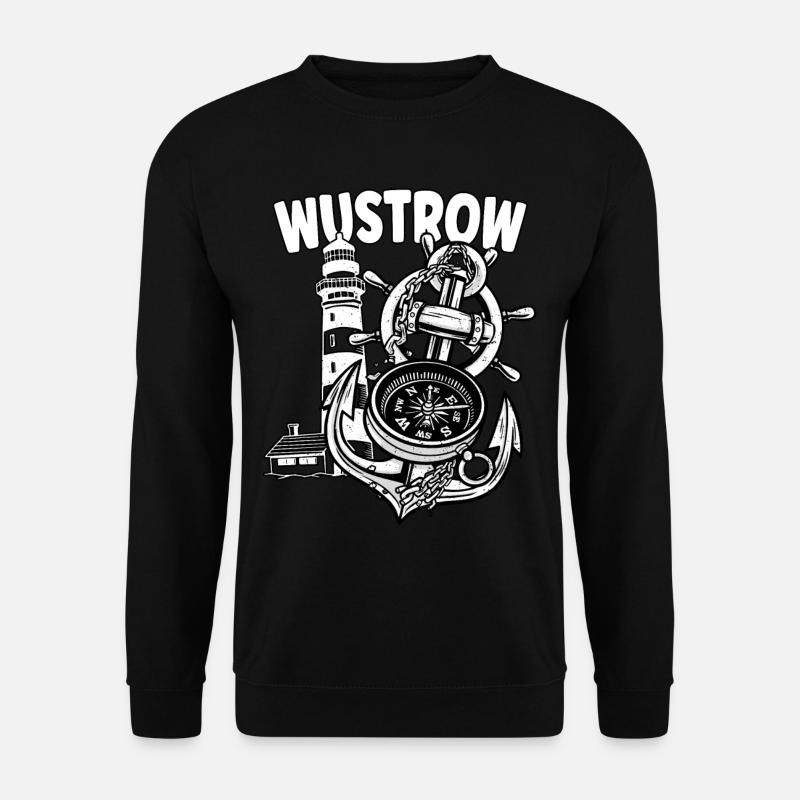 Wustrow - Unisex Pullover - Schwarz