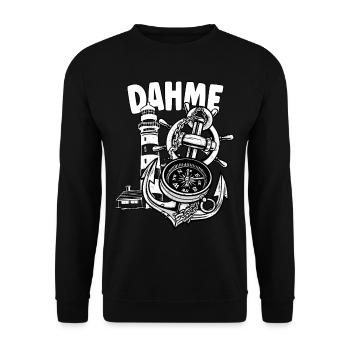 Dahme - Unisex Sweatshirt - black - Front - Alina (178cm) & Michal (187cm)