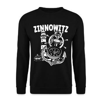 Zinnowitz - Unisex Sweatshirt - black - Front - Alina (178cm) & Michal (187cm)