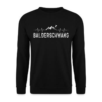 Skifahren Ski Balderschwang - Unisex Pullover - Schwarz - Vorne - Alina (178cm) & Michal (187cm)