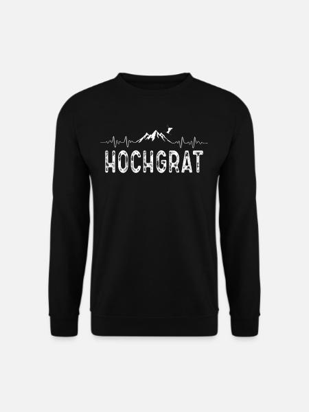 Skifahren Ski Hochgrat - Unisex Pullover - Schwarz