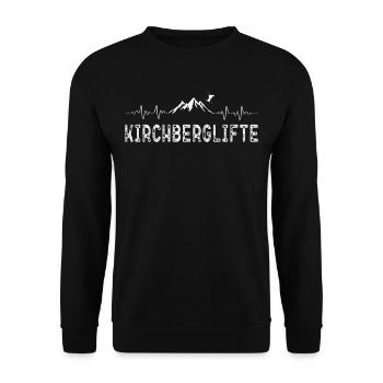 Skifahren Ski Kirchberglifte - Unisex Pullover - Schwarz - Vorne - Alina (178cm) & Michal (187cm)