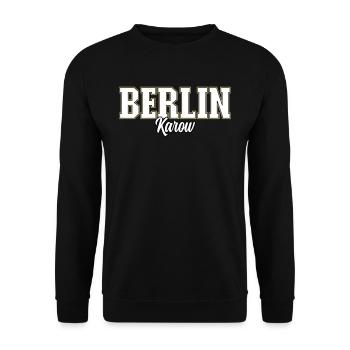 Berlin Karow - Unisex Pullover - Schwarz - Vorne - Alina (178cm) & Michal (187cm)