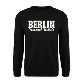 Berlin Français Buchholz - Sweat-shirt Unisexe - noir - Devant - Alina (178cm) & Michal (187cm)