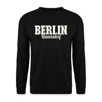 Berlin Heinersdorf - Unisex Pullover - Schwarz - Vorne - Alina (178cm) & Michal (187cm)