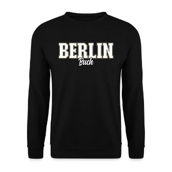 Berlin Buch - Unisex Pullover - Schwarz - Vorne - Alina (178cm) & Michal (187cm)