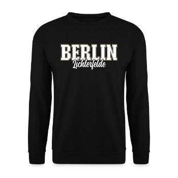 Berlin Lichterfelde - Unisex Pullover - Schwarz - Vorne - Alina (178cm) & Michal (187cm)