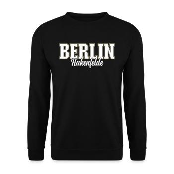 Berlin Hakenfelde - Unisex Pullover - Schwarz - Vorne - Alina (178cm) & Michal (187cm)