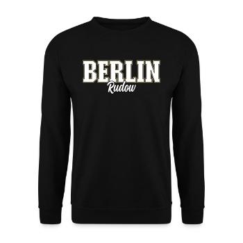 Berlin Rudow - Unisex Pullover - Schwarz - Vorne - Alina (178cm) & Michal (187cm)