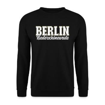 Berlin Niederschöneweide - Unisex Pullover - Schwarz - Vorne - Alina (178cm) & Michal (187cm)