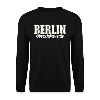Berlin Oberschöneweide - Unisex Pullover - Schwarz - Vorne - Alina (178cm) & Michal (187cm)