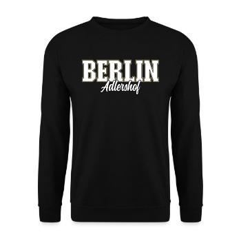 Berlin Adlershof - Unisex Pullover - Schwarz - Vorne - Alina (178cm) & Michal (187cm)
