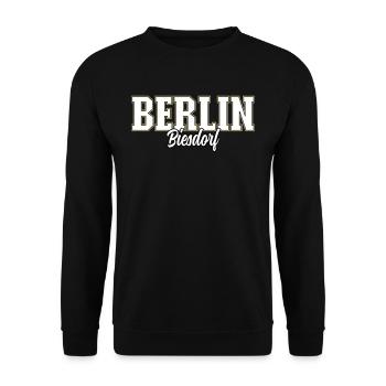 Berlin Biesdorf - Unisex Pullover - Schwarz - Vorne - Alina (178cm) & Michal (187cm)