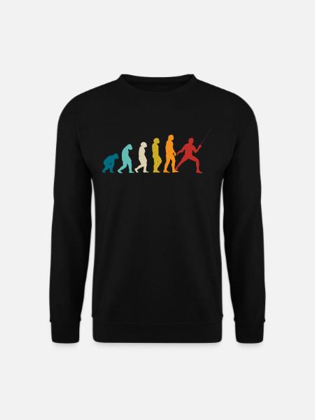 Fechten - Unisex Pullover - Schwarz