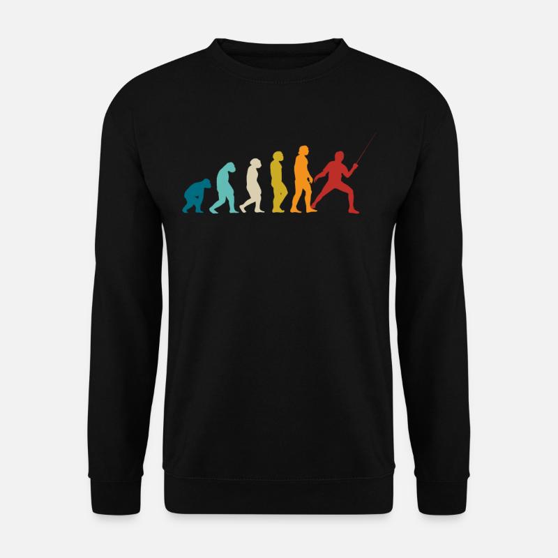 Fechten - Unisex Pullover - Schwarz