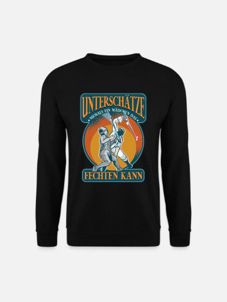 Fechten Mädchen - Unisex Pullover - Schwarz