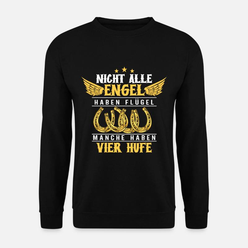 Pferde - Unisex Pullover - Schwarz