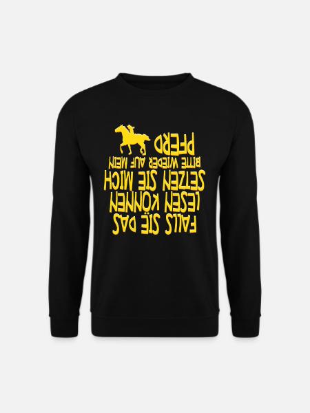 Pferde - Unisex Pullover - Schwarz