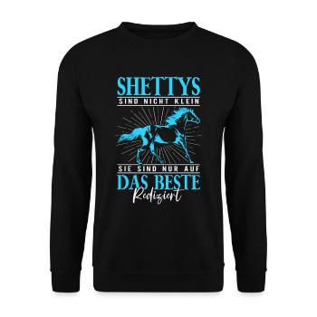 Shetty - Unisex Pullover - Schwarz - Vorne - Alina (178cm) & Michal (187cm)