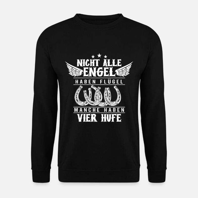 Pferde - Unisex Pullover - Schwarz