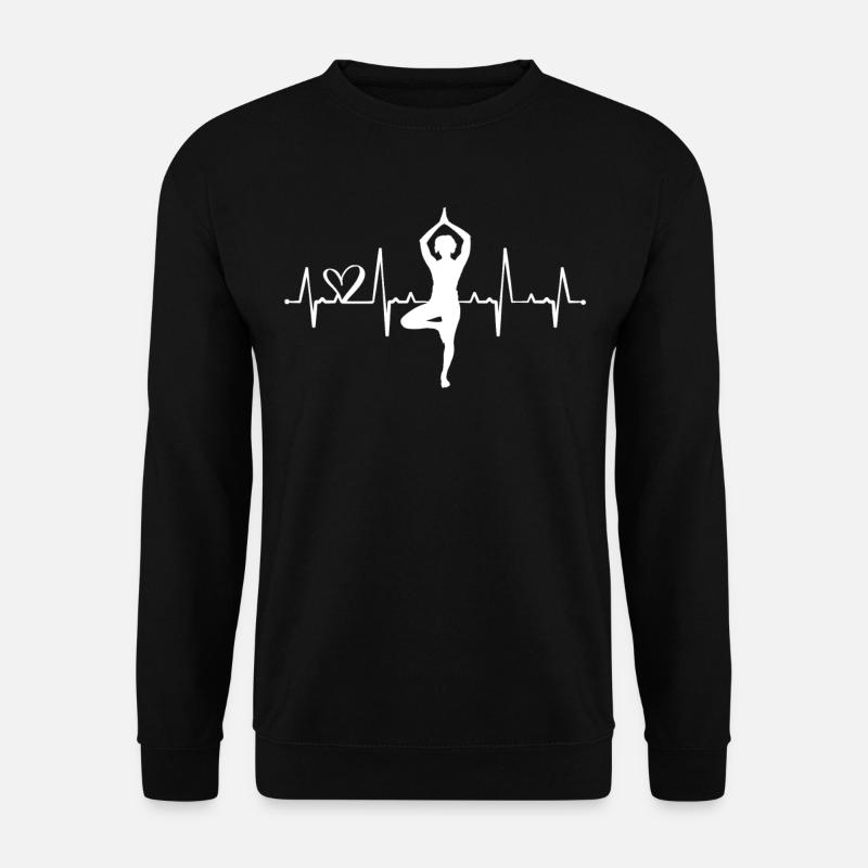 Yoga - Unisex Sweatshirt - black