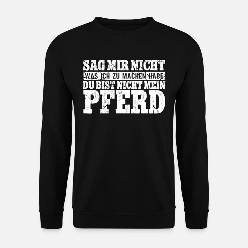 Pferde - Unisex Pullover - Schwarz
