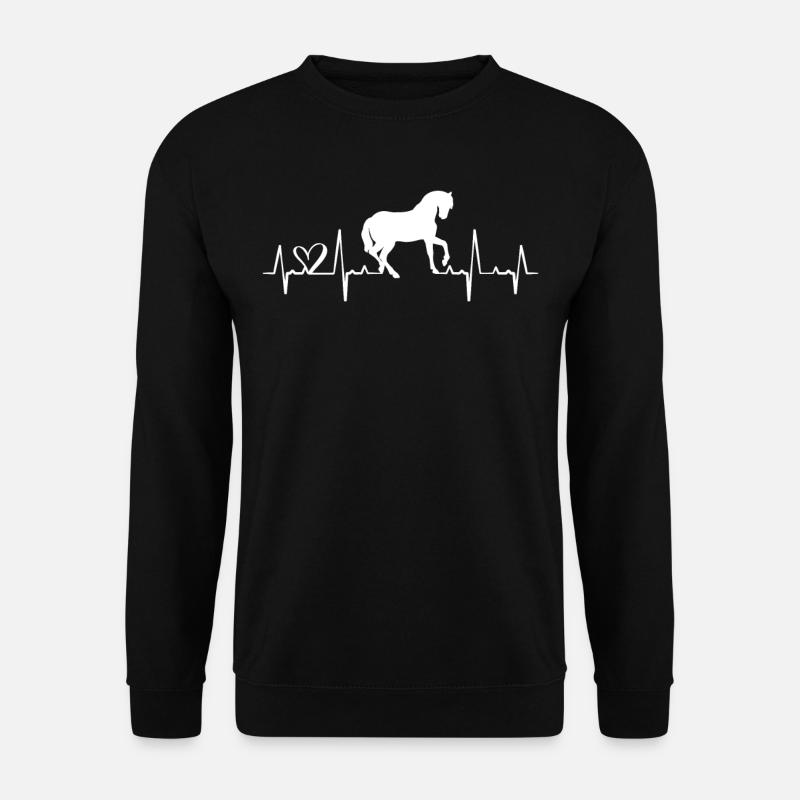 Pferde - Unisex Pullover - Schwarz