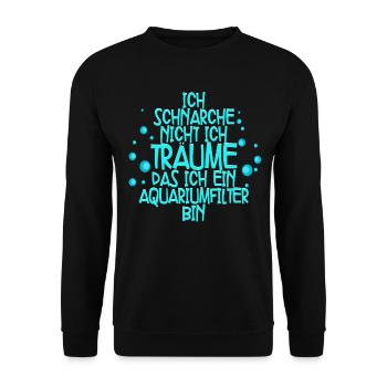 Aquarianer - Unisex Pullover - Schwarz - Vorne - Alina (178cm) & Michal (187cm)