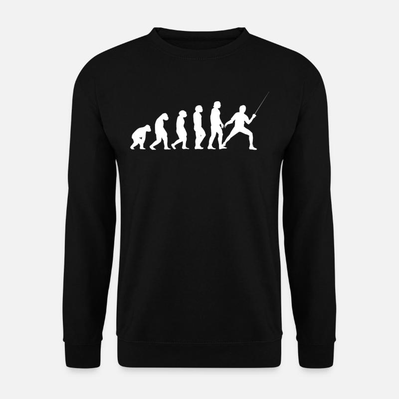 Fechten - Unisex Pullover - Schwarz