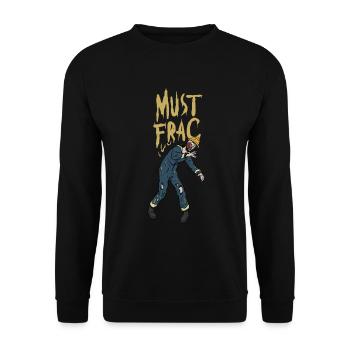 Travailleur du pétrole Zombie Halloween Design - Sweat-shirt Unisexe - noir - Devant - Alina (178cm) & Michal (187cm)