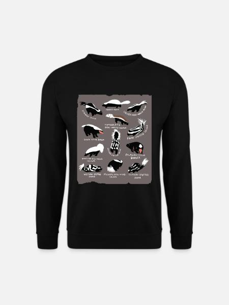 Skunk - Unisex Sweatshirt - black