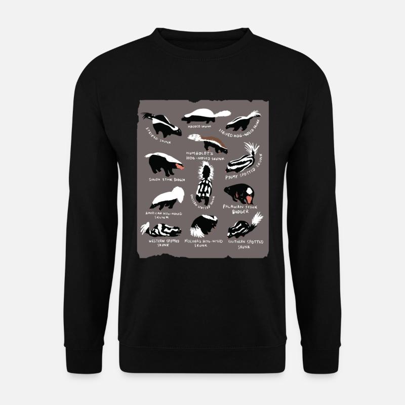 Skunk - Unisex Sweatshirt - black