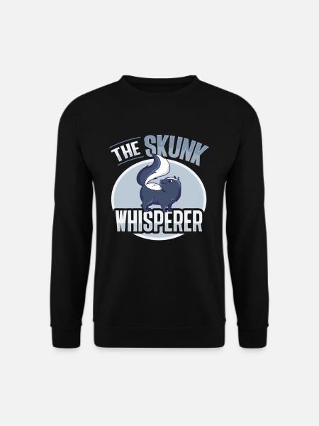 The Skunk Whisperer Skunk Owner - Unisex Sweatshirt - black