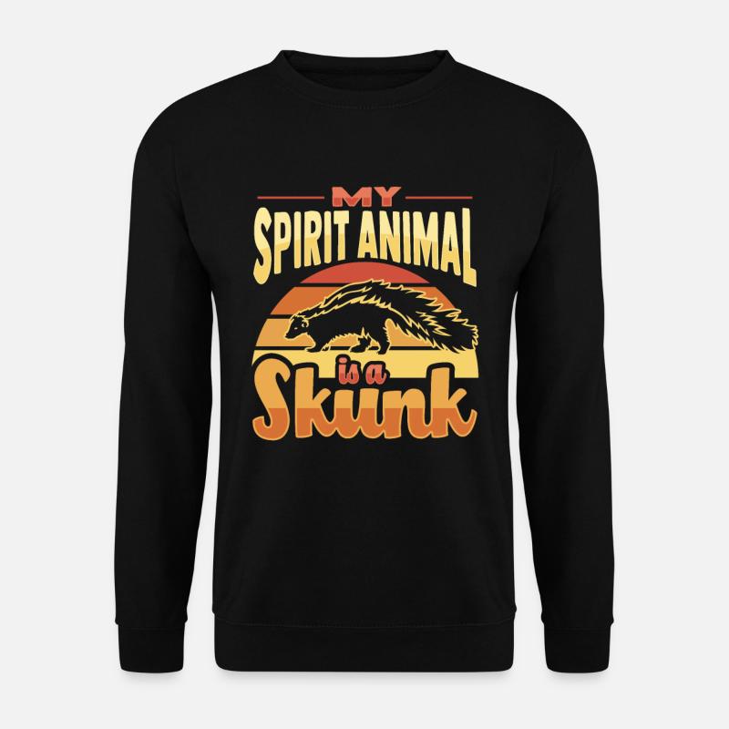Skunk - Unisex Sweatshirt - black