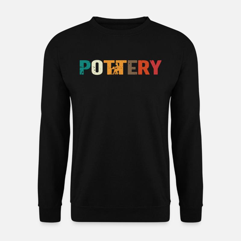 Pottery Töpfern - Unisex Pullover - Schwarz