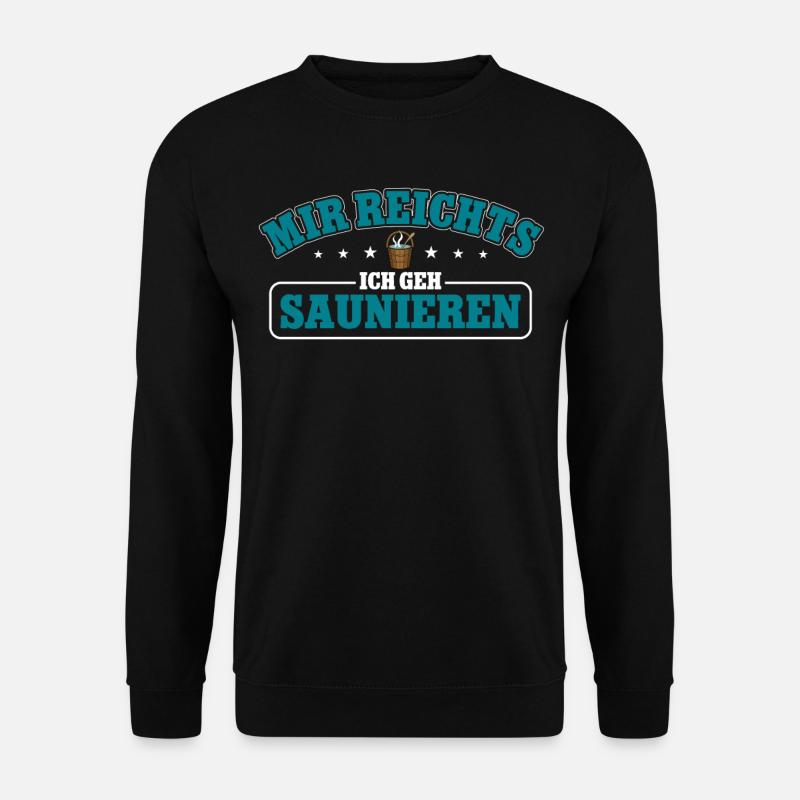 Sauna - Unisex Pullover - Schwarz