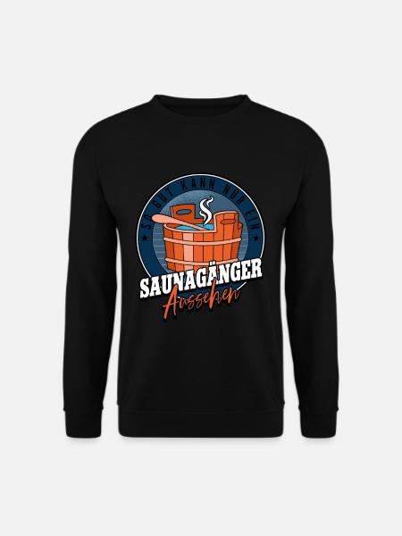 Sauna - Unisex Pullover - Schwarz