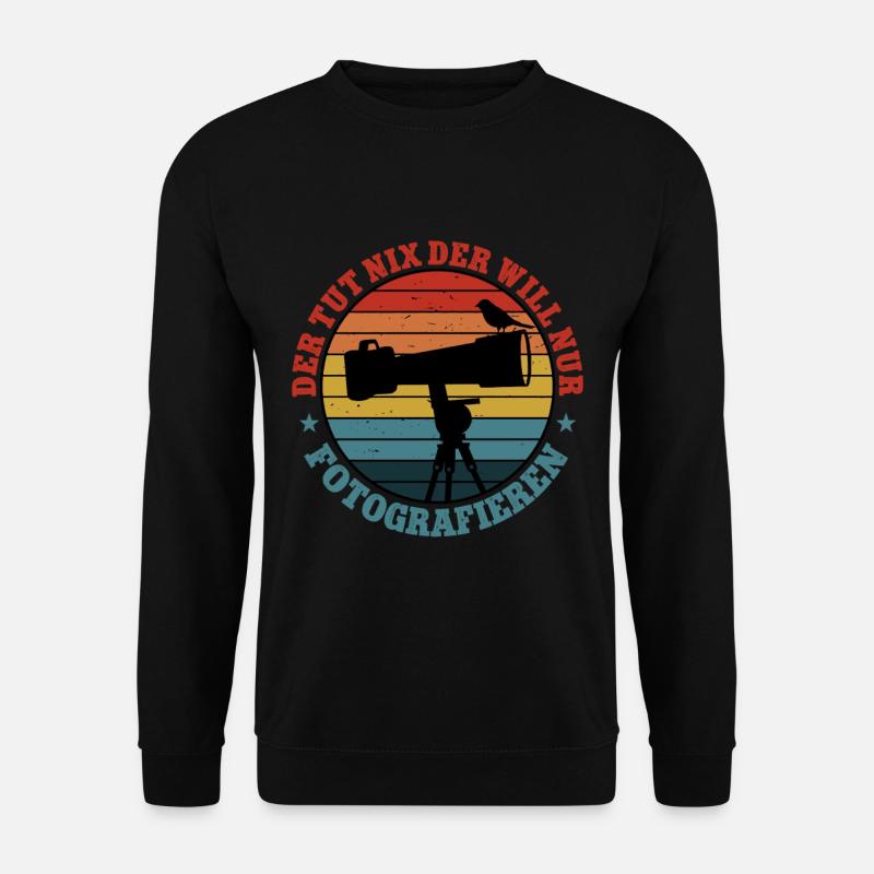 Fotografieren Fotografen - Unisex Pullover - Schwarz