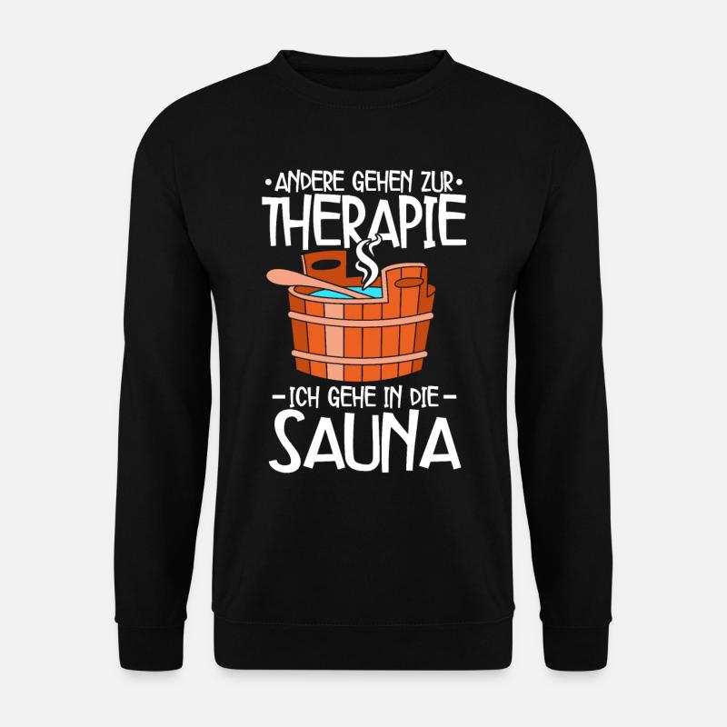 Sauna - Unisex Pullover - Schwarz