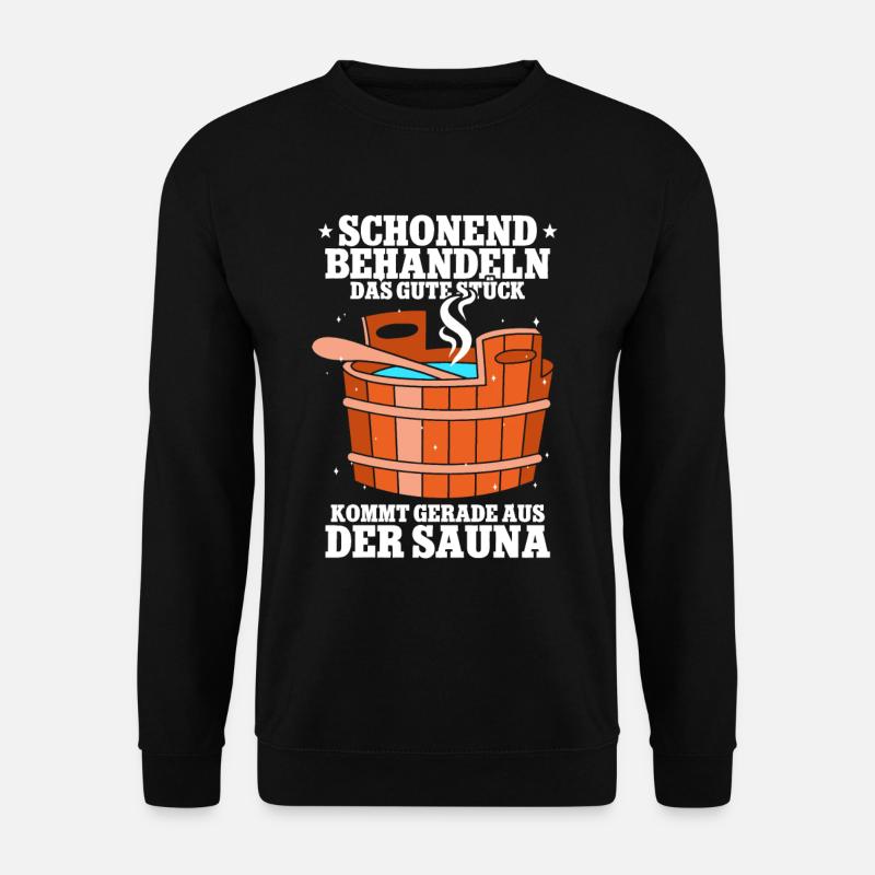 Sauna - Unisex Pullover - Schwarz