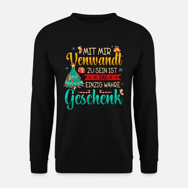 Weihnachten - Unisex Pullover - Schwarz