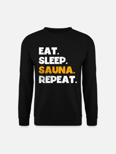 Sauna - Unisex Pullover - Schwarz