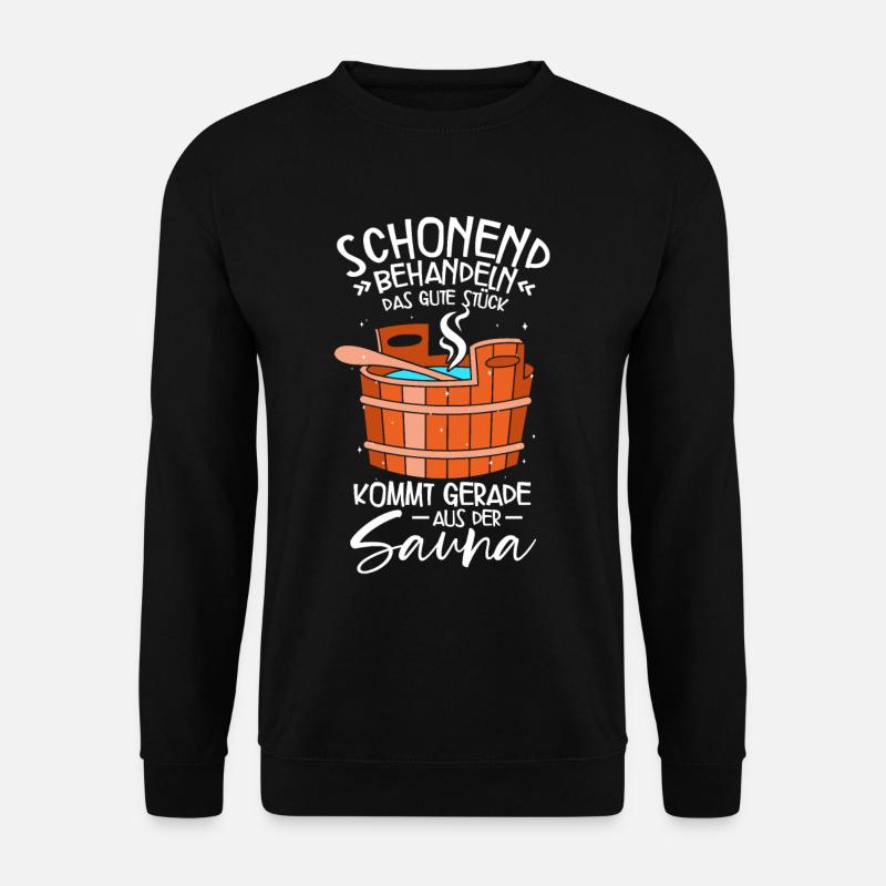 Sauna - Unisex Pullover - Schwarz