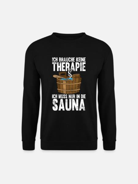 Sauna - Unisex Pullover - Schwarz