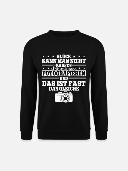 Fotografieren Fotografen - Unisex Pullover - Schwarz