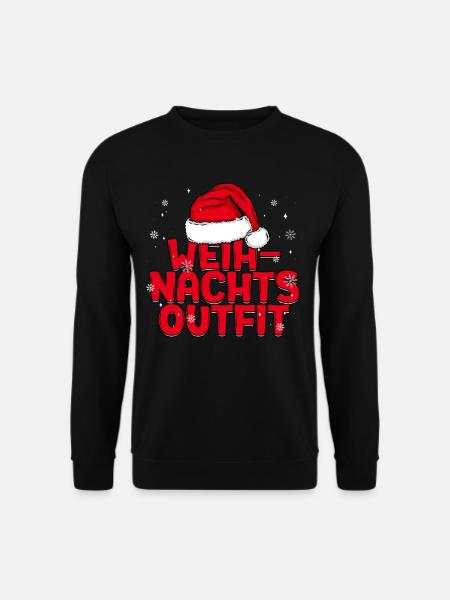 Weihnachten Weihnachtsoutfit - Unisex Pullover - Schwarz