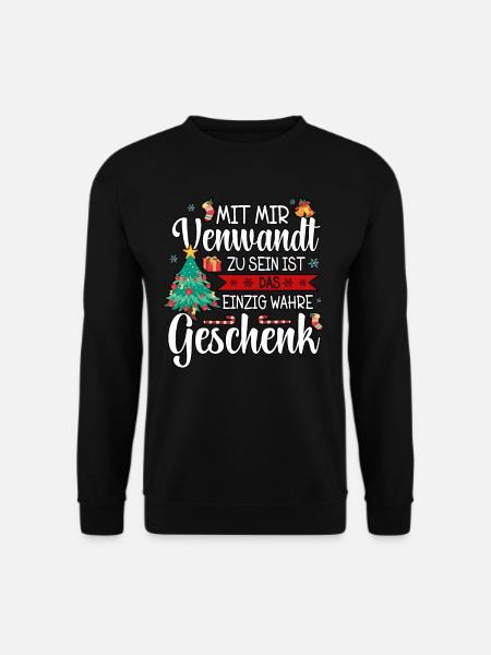 Weihnachten - Unisex Pullover - Schwarz